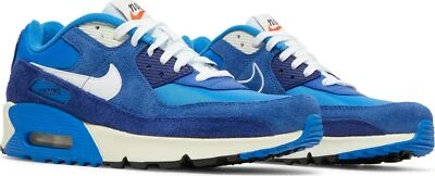 Nike Air Max 90 SE 2 GS 5Y = Womens 6.5 GS Blue Running Shoes Sneakers New ❤️ - Image 1 of 4