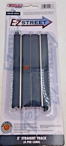 Williams Bachmann 00266 Spur O E-Z Straße 5" gerades Gleis 4 Stück (neu & versiegelt) - Bild 1 von 2