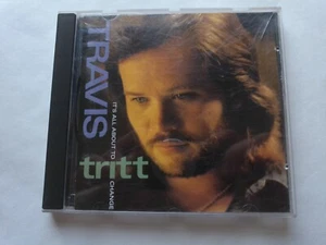 Travis Tritt It's All About To Change CD (CD Warner, 1991) Very Good Condition - Imagen 1 de 2