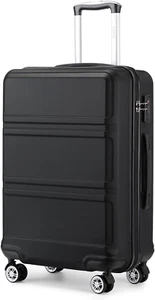 Bagaglio a Mano Valigia Materiale ABS Leggero E Resistente Con 4 Ruote Rotanti 5 - Foto 1 di 12