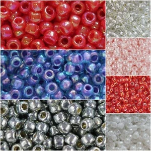 Toho Japanese Seed Beads 11/0 available in 5 and 10 gram bags beautiful colours - Picture 1 of 16