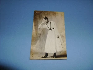 RPPC - AFRICAN AMERICAN YOUNG LADY EARLY 1900's PHOTO - Bild 1 von 2
