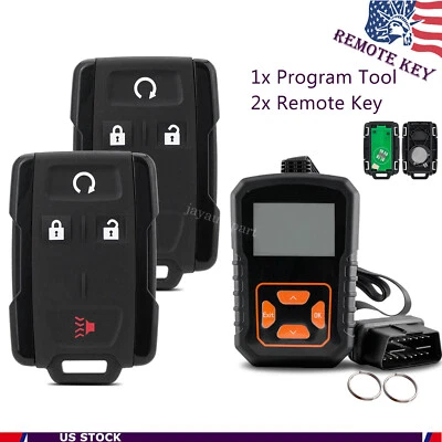 2 para 2014 2015 2016 2017 2018 Silverado 1500 2500 3500 HD llavero y kit de programa Foto 1 de 4