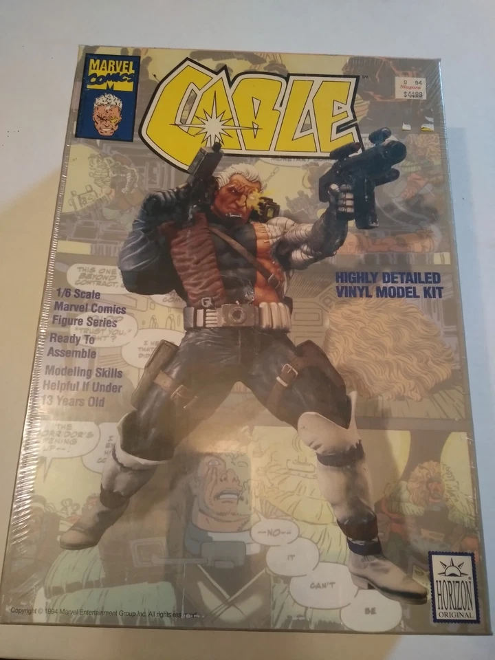 Kit de modelo de vinil Horizon Cable Marvel Comics lacrado - Imagem 1 de 1