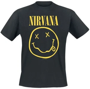 Nirvana T-Shirt Herren Logo schwarz Band-Merch, Bands - Bild 1 von 6
