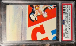 1973 Wacky Packages Cloth Gadzooka Gum Puzzle Center Left 1st PSA 8 NM-MT Card - Picture 1 of 4