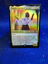 MTG Magic the Gathering Core 2021 Niambi Esteemed Speaker Rare FOIL