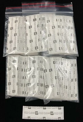 Walker 3M 1522 Hairpiece Tape 216 Pc 1” x 3” Straight Poly Wig 6 Packs PRIVATE - Image 1 of 4