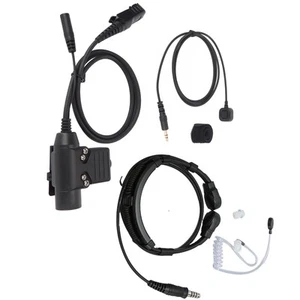 7.1mm Throat Mic Headset Telescopic Noise Canceling Throat Vibration Mic Hea Hot - Zdjęcie 1 z 24