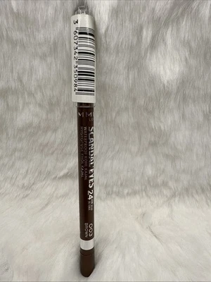 Rimmel Scandaleyes Waterproof Kohl Kajal Eyeliner Pencil 003 Brown - 0.04oz New - Image 1 of 2
