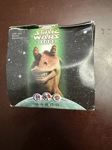 Star Wars Episodio 1 Barattolo Barattolo Binks Squirter Naboo KFC Taco Bell 1999 Sigillato Nuovo - Foto 1 di 5