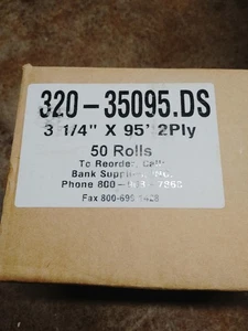 3.25x95 2ply Receipt Paper 50 Rolls - Picture 1 of 2
