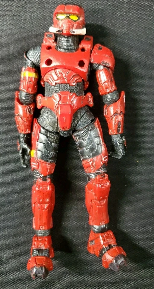 Halo Reach 斯巴达红色 MP 可动人偶 McFarlane 玩具无配件 5 * * — 第 1/4 张图片