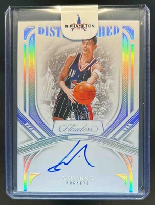 2024-25 帕尼无瑕姚明杰出签名 #3/20 火箭 — 第 1/2 张图片