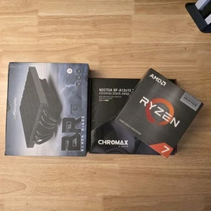 AMD Ryzen 7 5800X3D - Ventilateur Noctua - Refroidisseur CPU Ridge Noir - Photo 1/6