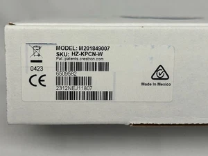 CRESTRON HZ-KPCN-W Horizon™ Keypad, Cresnet® Communications, White - New in Box - Picture 1 of 2