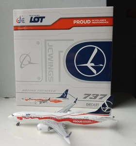 JC Wings 1/400 LOT Polish Airlines 737 MAX 8 SP-LVD "Independence Livery" - Picture 1 of 5