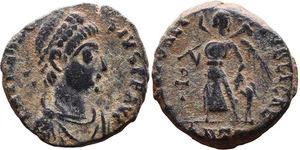 Ancient Roman coin of the Emperor Theodosius I minted in Antioch - Picture 1 of 1