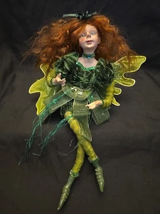 Winward Holidays Woodland Fairy Lady Elfe Puppe Fantasy 13 Zoll, grün - Bild 1 von 12