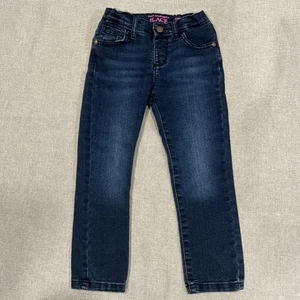 The Children Place Super Skinny Denim Jeans 4T Adjustable Waistband - Picture 1 of 6
