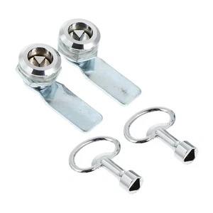 6 Sets praktisches Verteilerschrankschloss stabil Stromschrank Dreieckschloss - Bild 1 von 12