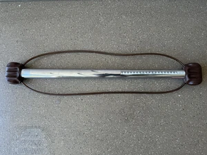 De colección Original 34” Bullworker Powermeter Resistente Isométrico Barra de Ejercicio Marrón - Imagen 1 de 5