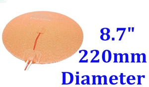8.7"  220mm 350W Delta 3D Printer Heatbed Round Circular JSR Silicone Heater Pad - Picture 1 of 12