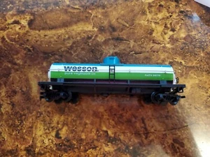 Coche cisterna Tyco escala HO Wesson publicidad en aceite - Imagen 1 de 3