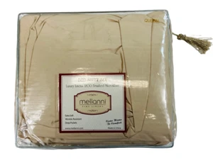 Mellanni 1800 Brushed Microfiber Queen Bed Sheet Set, 4 Piece - Beige - Picture 1 of 4