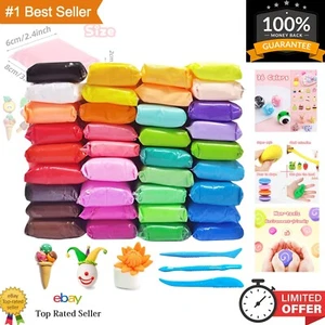 Creative Air Dry Clay Kit for Children - 36 Colors & 3 Tools for Fun DIY Crafts - Picture 1 of 9