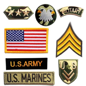 Aufnäher Bügelbild Militär Army Patch Applikation Flicken Aufbügler - Bild 1 von 23