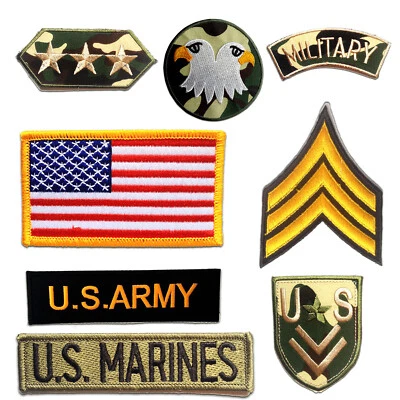 Aufnäher Bügelbild Militär Army Patch Applikation Flicken Aufbügler - Bild 1 von 4