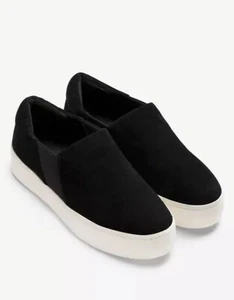 NEW VINCE Warren Suede Sneakers Style # E5967L1 BLK Size 5.5 M ( NIB) - Picture 1 of 9