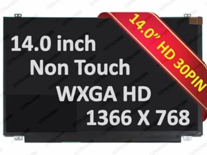 NEW 14.0" LED HD DISPLAY SCREEN PANEL AG EDP FOR IBM LENOVO THINKPAD L480 20LS - Picture 1 of 11