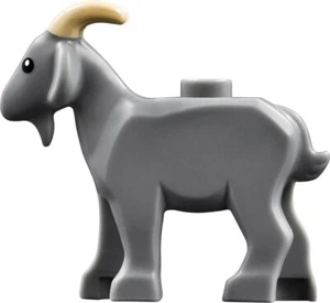 LEGO 10322 Minifigure Animal Goat Dark Stone Gray BRAND NEW - Picture 1 of 2