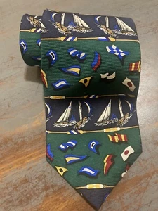 Bass 100% Silk Neck Boats Flags USA - Picture 1 of 5