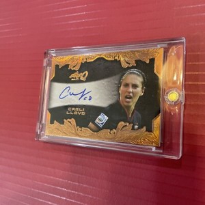 2017 Leaf Q - Carli Lloyd - Auto GOLD- NM Team USA Legend 📈🔥📈🇺🇸