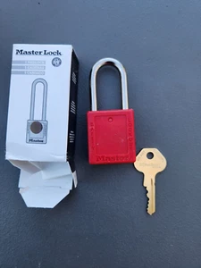 (2 Pack) Master Lock Red Safert Lockout Padlock - 410RED - Picture 1 of 2