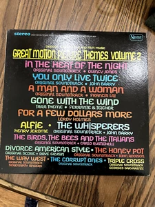 Great Motion Picture Themes Vol. 2 LP NM 1967 United Artists Quincy Jones - Picture 1 of 6