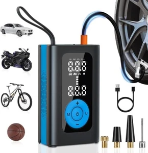 Tyre Inflator Portable Air Compressor,150 PSI 4000mAh Cordless Air Pump,LED Ligh - Picture 1 of 7