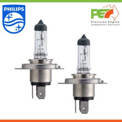 PHILIPS Eco Vision H4 Globe 12V 60/55W 2Pk Longlife For Saab 900 2.0 -16 Turbo - Image 1 of 4