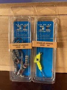 Coastal Jighead Standup Jighead 3/8 OZ amarillo y gris paquete doble - Imagen 1 de 1