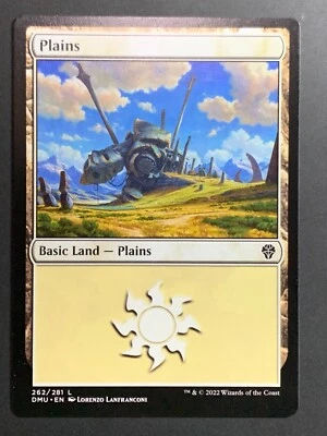 Plains 262/281 Common Land  Dominaria Magic Card MTG 2022 NonFoil - Image 1 of 2