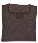 NEW Stile Latino Vincenzo Attolini cashmere sweater EU 52 US 42 L tweed brown