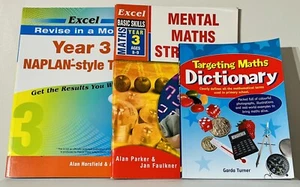 Year 3 Mathematics Workbooks NAPLAN Mental Maths & Dictionary PB - Picture 1 of 1