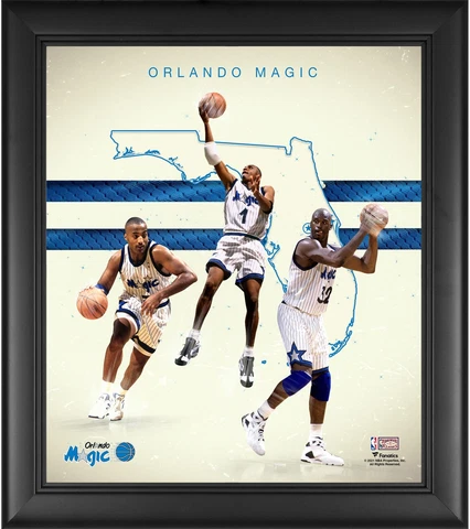 Magic FRMD 15" x 17" 1990's Hardwood Classics Franchise Foundations Collage Cover