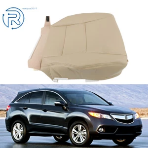Cubierta de asiento apta para Acura RDX 2007-2012 parte inferior del conductor cuero tostado perforado - Imagen 1 de 11