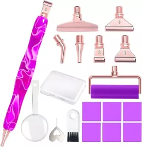 Diamond Painting Art Drill Pen Kit with 6 Screw Stainless Steel S... - Picture 1 of 4