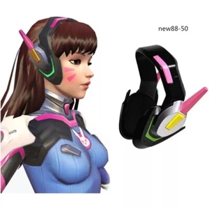 Xcoser Game OW Overwatch D.Va Hana Song Cosplay Kopfhörer Halloween Kostüm Requisite - Bild 1 von 7