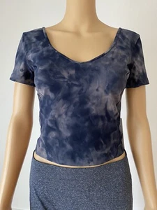 LULULEMON Align Tee Women's Top Navy Blue/Sand Size 6 NEW w/Tags $74 - Picture 1 of 8